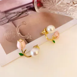 COOLWOOL Contemporary Studs Earrings-31