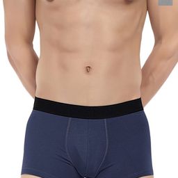 LOGGERHEAD Pack Of 2 Cotton Long Trunks LHFT004-Grey-Navy-18