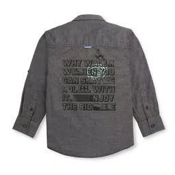 Gini and Jony Boys Standard Opaque Printed Casual Shirt-image-91