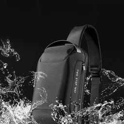 Red Lemon Waterproof Anti-Thief Backpack With Use Cahrging-38
