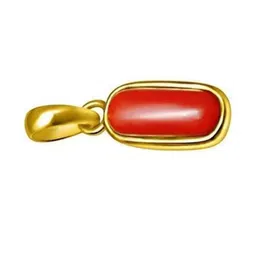 VANISHREE WORLD Red Brass Pearls Gold-Plated Pendant-image-9