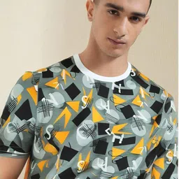 Moda Rapido Conversational Printed Round Neck Oversized T-shirt-picture-10
