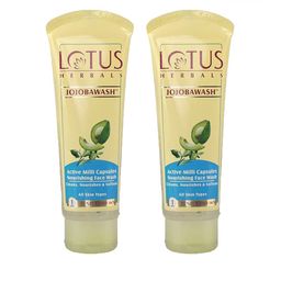 Lotus Herbals Set Of 2 Jojobawash Active Milli Capsules Face Wash-image-65