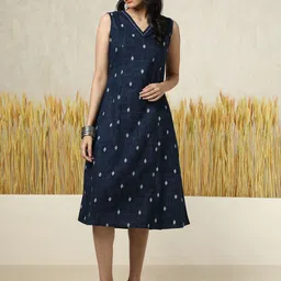 Soch Print A-Line Dress-image-85
