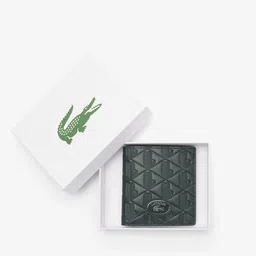 Lacoste Men Abstract Leather Two Fold Wallet-image-30