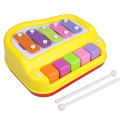 Toyshine Musical Xylophone Cum Piano (Assorted Colours)-image-2