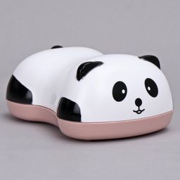 Panda Shape Soap Case - White Pink-picture-3