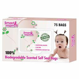 Smart Mom Scented Disposable Diaper Bags - 75 Pieces-picture-12