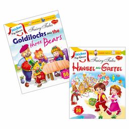 Sawan Sticker Key Words Book Goldilocks & The Three Bears & Hansel and Gretel Set of 2 - English-62