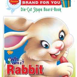 Sawan 'Who Am I' Rabbit Die Cut Shape Board Book - English-17
