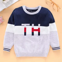 ToffyHouse  Full Sleeves Sweater - Blue-picture-7