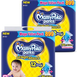 MamyPoko Standard Pants All Night Absorb Medium - 72 pieces (Pack of 2)-9
