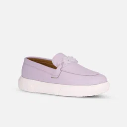 iD&U Women Colourblocked Leather Loafers-image-90