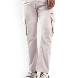 WROGN Men Straight Fit Cargos Trousers-picture-9