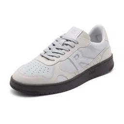 RARE RABBIT Men Perforations Leather Sneakers-image-55