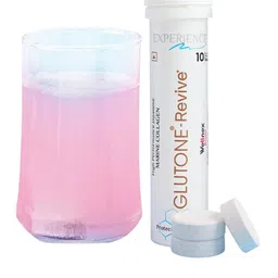 GLUTONE Revive Effervescent Collagen Tablet For Skin Hydration & Elasticity - 10 Tablets-image-55