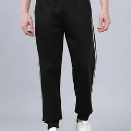 Cantabil Men Striped Mid Rise Joggers-picture-47