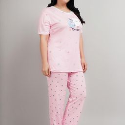 FITIN OUTFIT Women Pure Cotton Nightdress-image-25