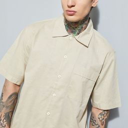 max Men Solid Pure Cotton Casual Shirt-image-85