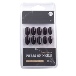RANORE 24 Pieces Handmade Cat Eye Press On Nails - E13-91