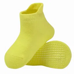 AHC Unisex Kids Navy Ankle-Length Anti skid Socks-17