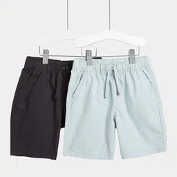 Marks & Spencer BoysPack Of 2 Shorts-image-90