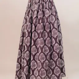 SUNEKH Printed Flared Maxi Skirt image 4