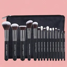 KOLORUP BEAUTY Set Of 15 High Quality Makeup Brushes With Bag-image-3
