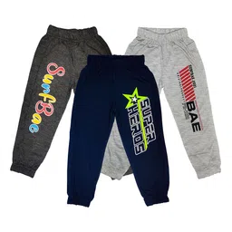 Surfbae Kids Pack Of 3 Printed Relaxed-Fit Joggers-image-22