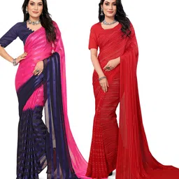 Moda Rapido Pack Of 2 Satin Saree-picture-38
