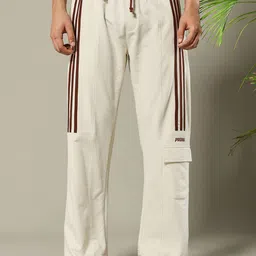 PRONK Men Cargo Pants With Side Stripes-picture-19