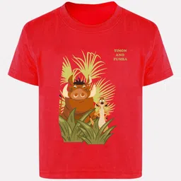 Disney By Miss and Chief Boys Printed Bio Finish T-shirt-image-84