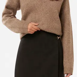 Forever New Straight Mini Wrap Skirt-image-25