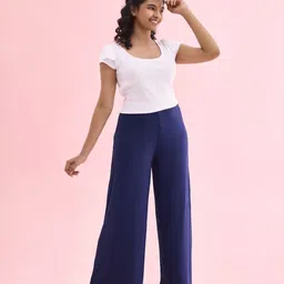 Go Colors Women Solid Palazzo-image-86