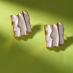 DressBerry Gold-Plated Contemporary Drop Earrings-33
