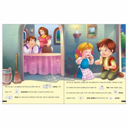Sawan Sticker Key Words Book Goldilocks & The Three Bears & Hansel and Gretel Set of 2 - English image 3