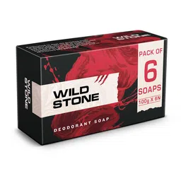 Wild stone Men Set Of 6 Deodrant Soap - 100g Each-picture-2