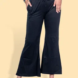 Kryptic Pure Cotton Bootcut Flared Lounge Pant-picture-30