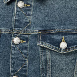 Numero Uno Men Denim Jacket with Patchwork image 4