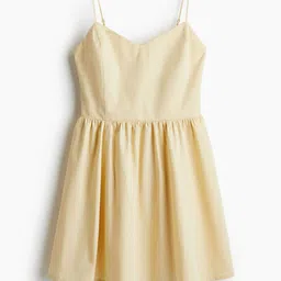 H&M Flared-Skirt Cotton Dress-picture-24