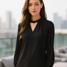 4WRD by Dressberry Women Keyhole Neck Georgette Top-picture-9