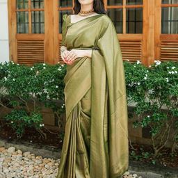 PAYAL CREATION Woven Design Zari Banarasi Saree-image-7