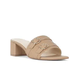 London Rag Printed PU with Buckles Block Heels-picture-12