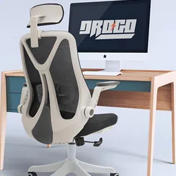 DROGO Black Premium Ergonomic Study Chair-picture-2