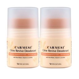Carmesi Women Set Of 2 Glow Revive Underarm Roll On Deodorant- 50 ml Each-9