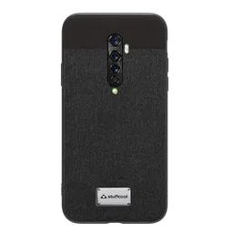 stuffcool PU & Leather Back Cover oppo Reno 2Z (Scratch Protection, Black)-image-92
