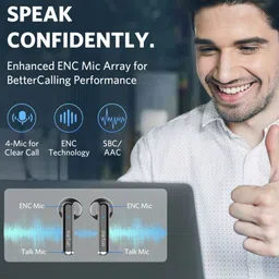 Earfun Wireless Earbuds with Dual ENC & Digital Display image 4