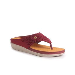 FAUSTO Wedge Sandals with Laser Cuts-picture-0