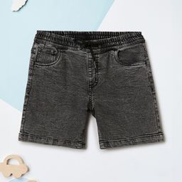 max Boys Regular Fit Denim Shorts-49