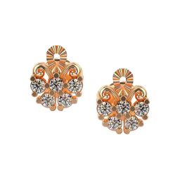 VALANOVA Women 14K Rose Gold & Lab Grown Diamond Earrings 1.85gm-image-44
